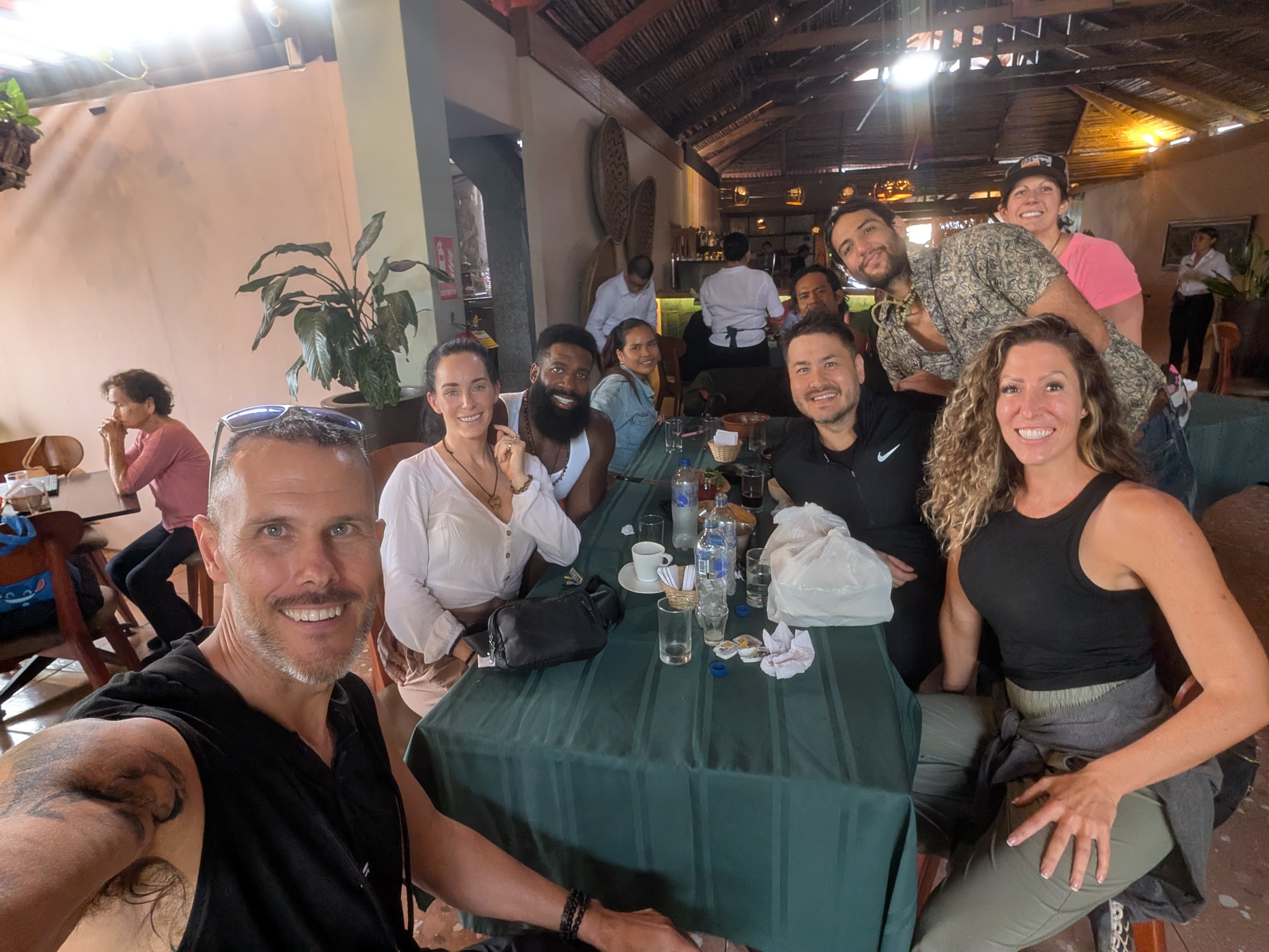 Group dinner in Tarapoto